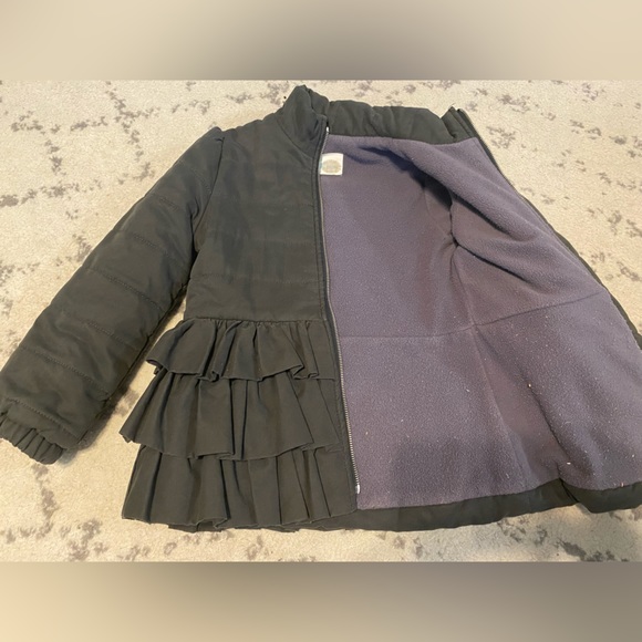 Warm fitted dark gray jacket girls size 2-3 - Picture 3 of 5